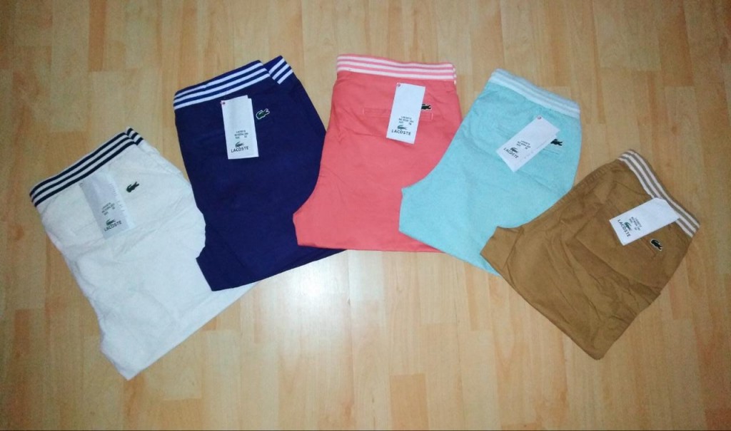 Bermuda importada de cordón para hombre