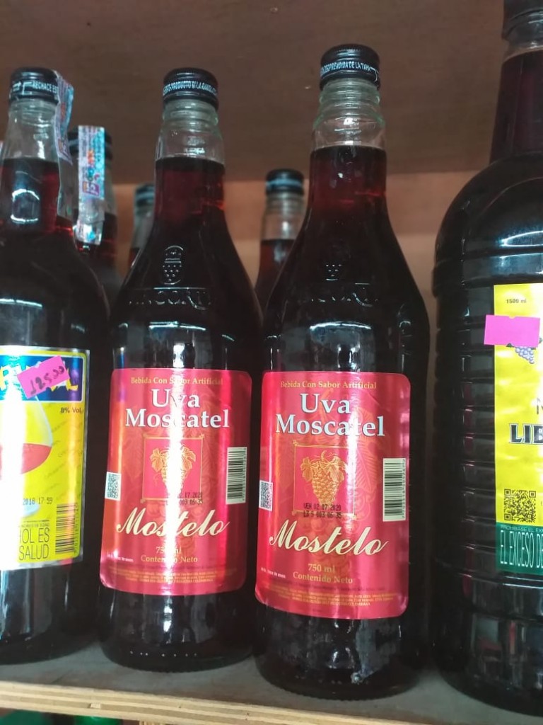 Vino de uva moscatel
