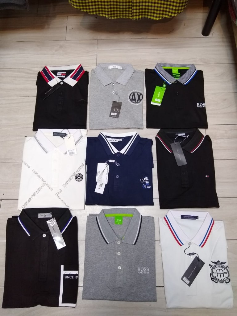 Camiseta tipo polo importadas para caballero