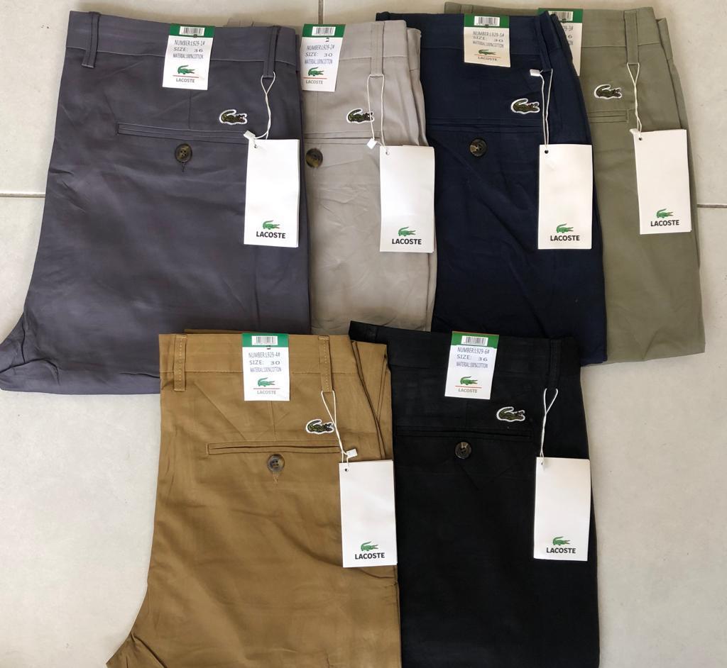 Pantalón Dril importados marca Lacoste para caballero