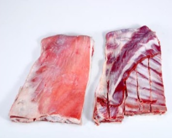 Costillas con falda de cordero