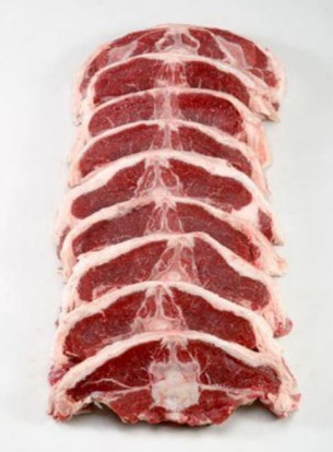 Chuletas de silla de cordero