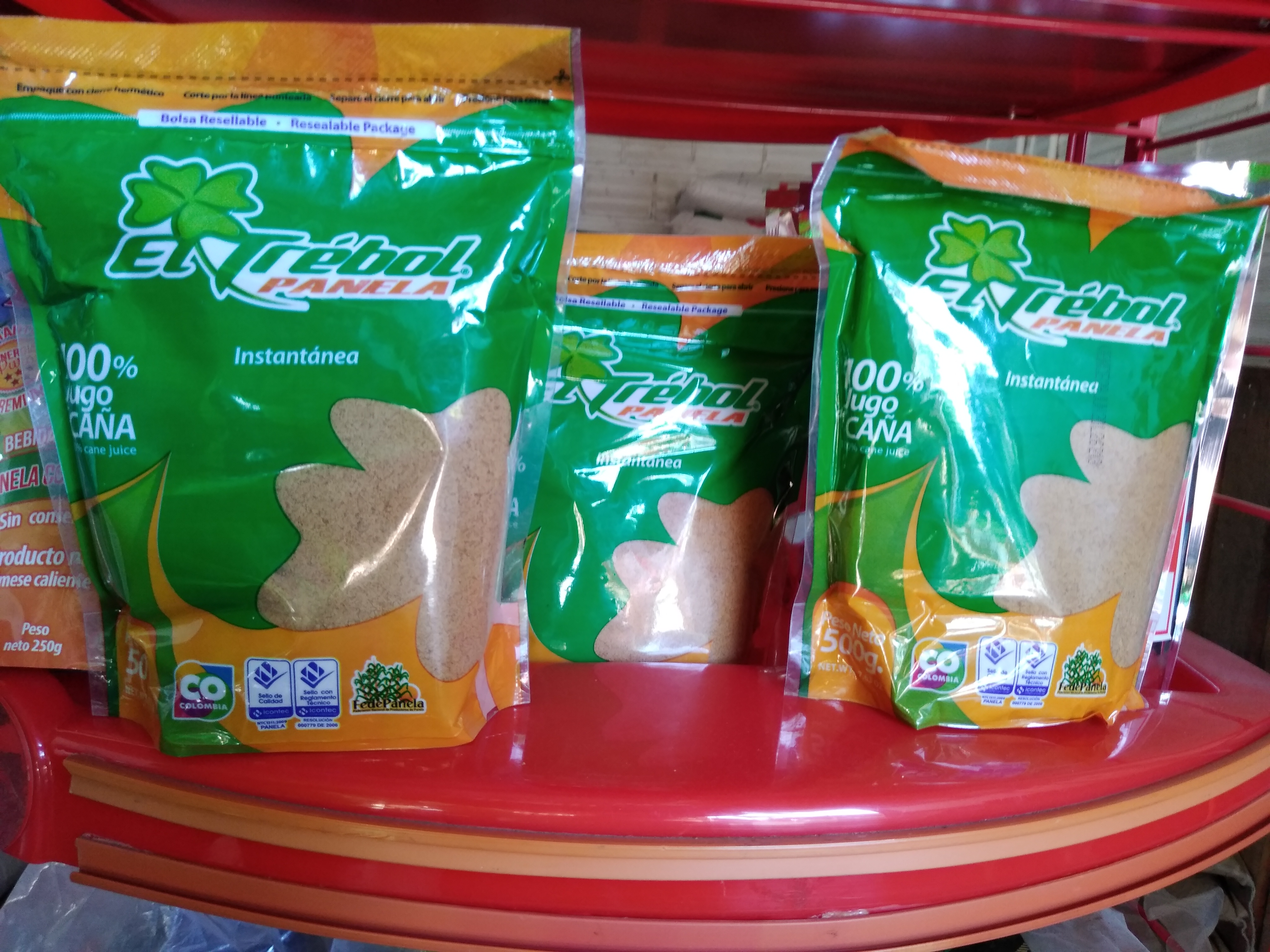 Panela pulverizada trébol x 500 gramos