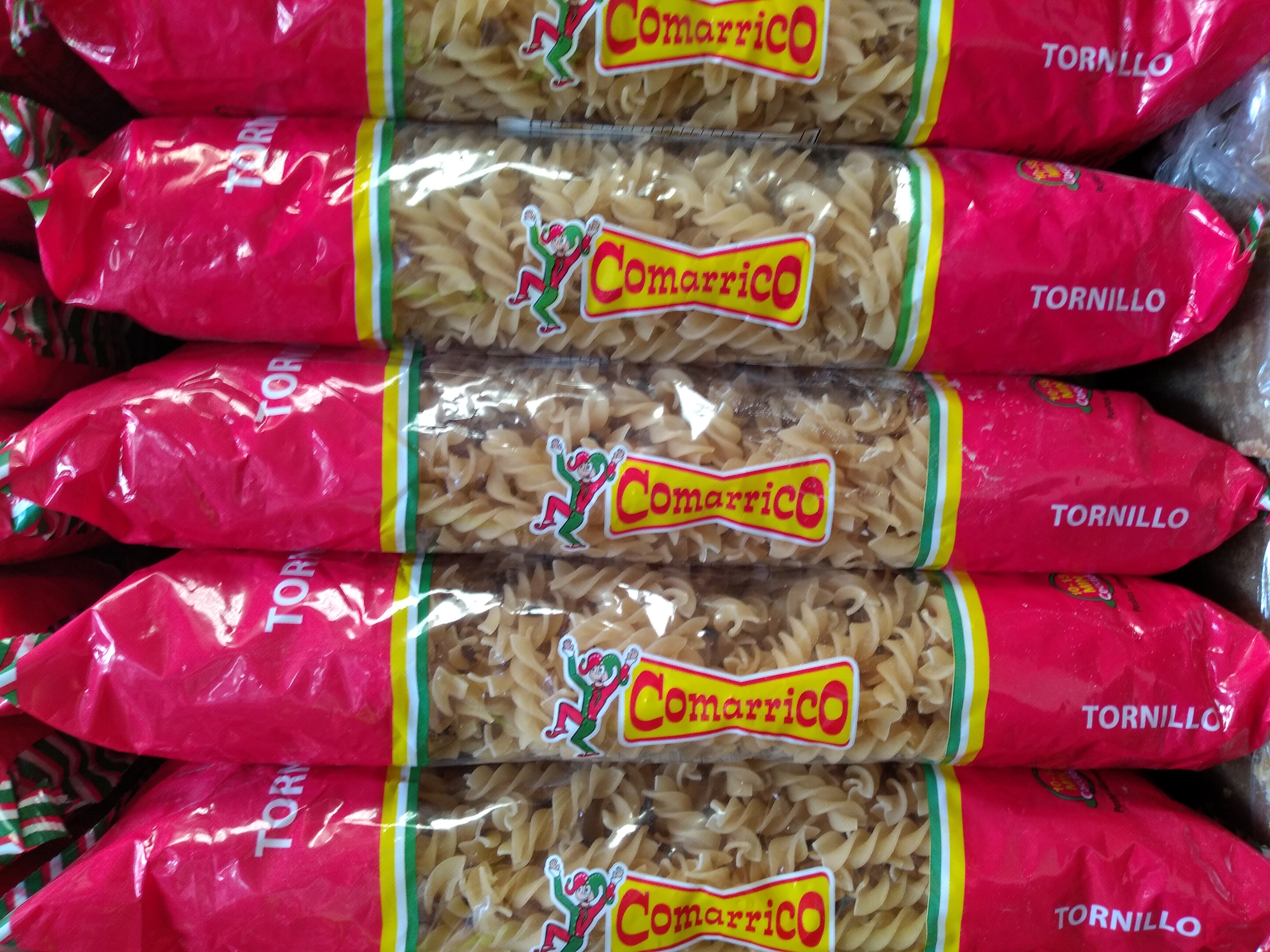 Pastas tornillo comarrico x 1kg