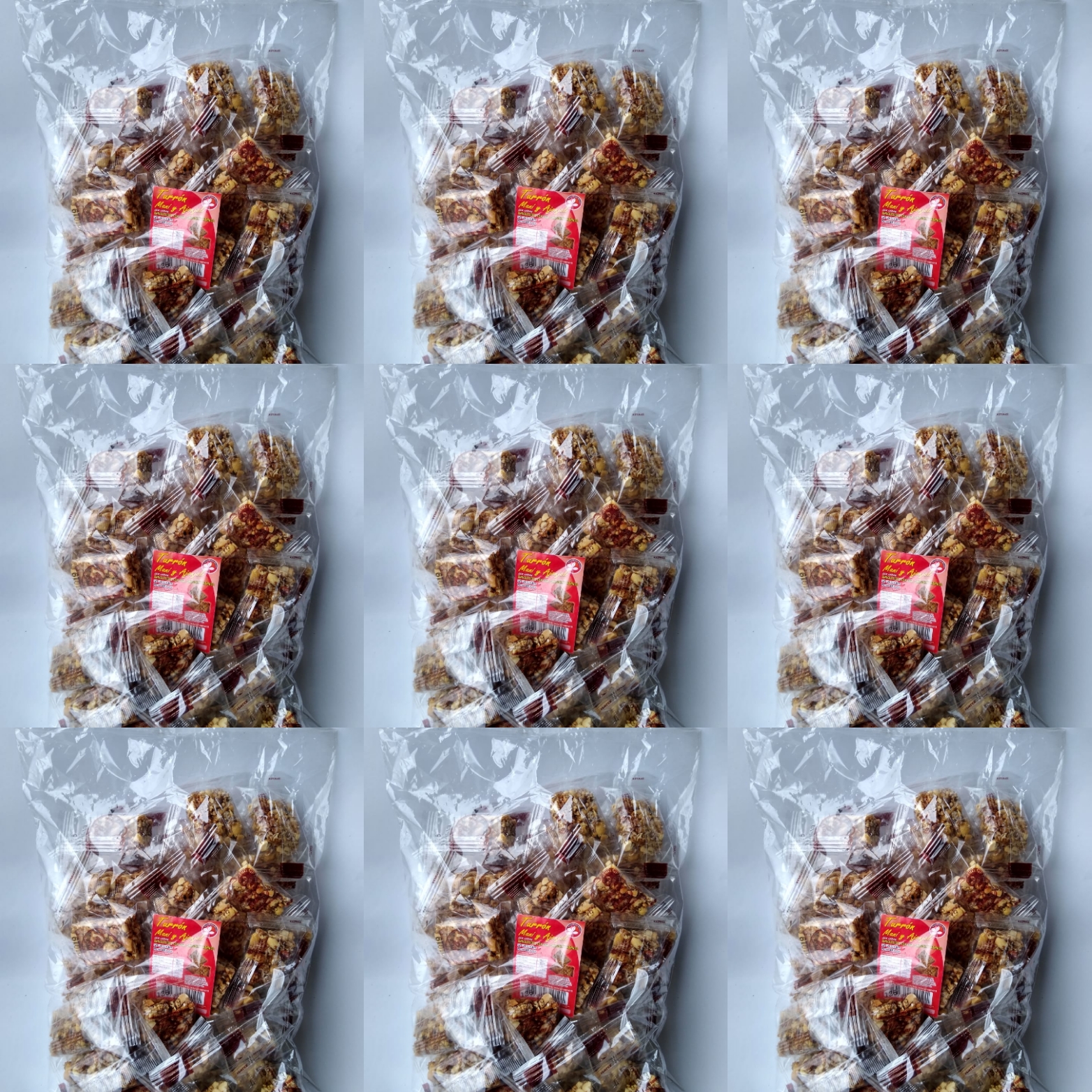 Mini barra cereal y trozos de quinua y chía ( turrones)