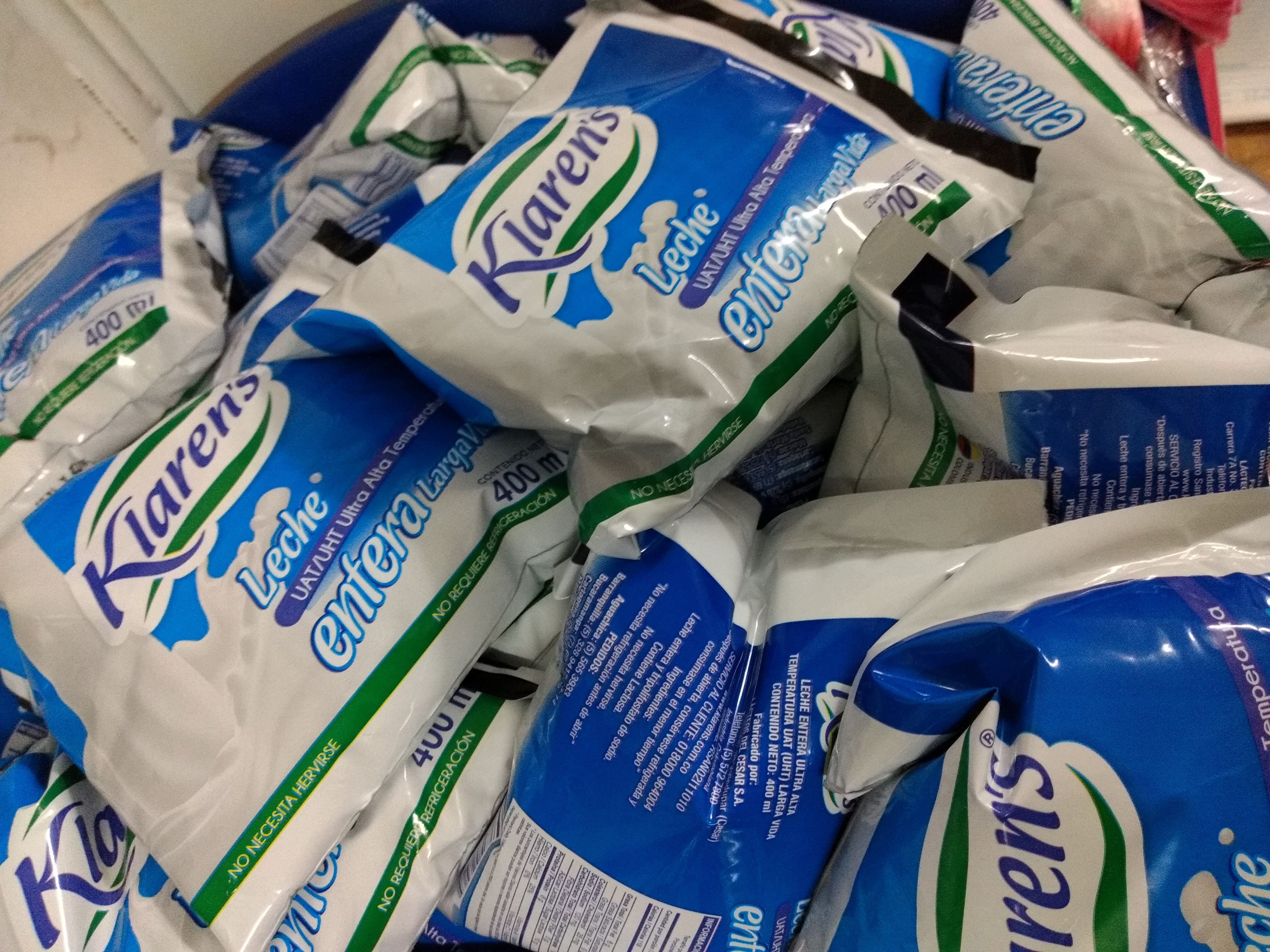 Leche entera x400ml
