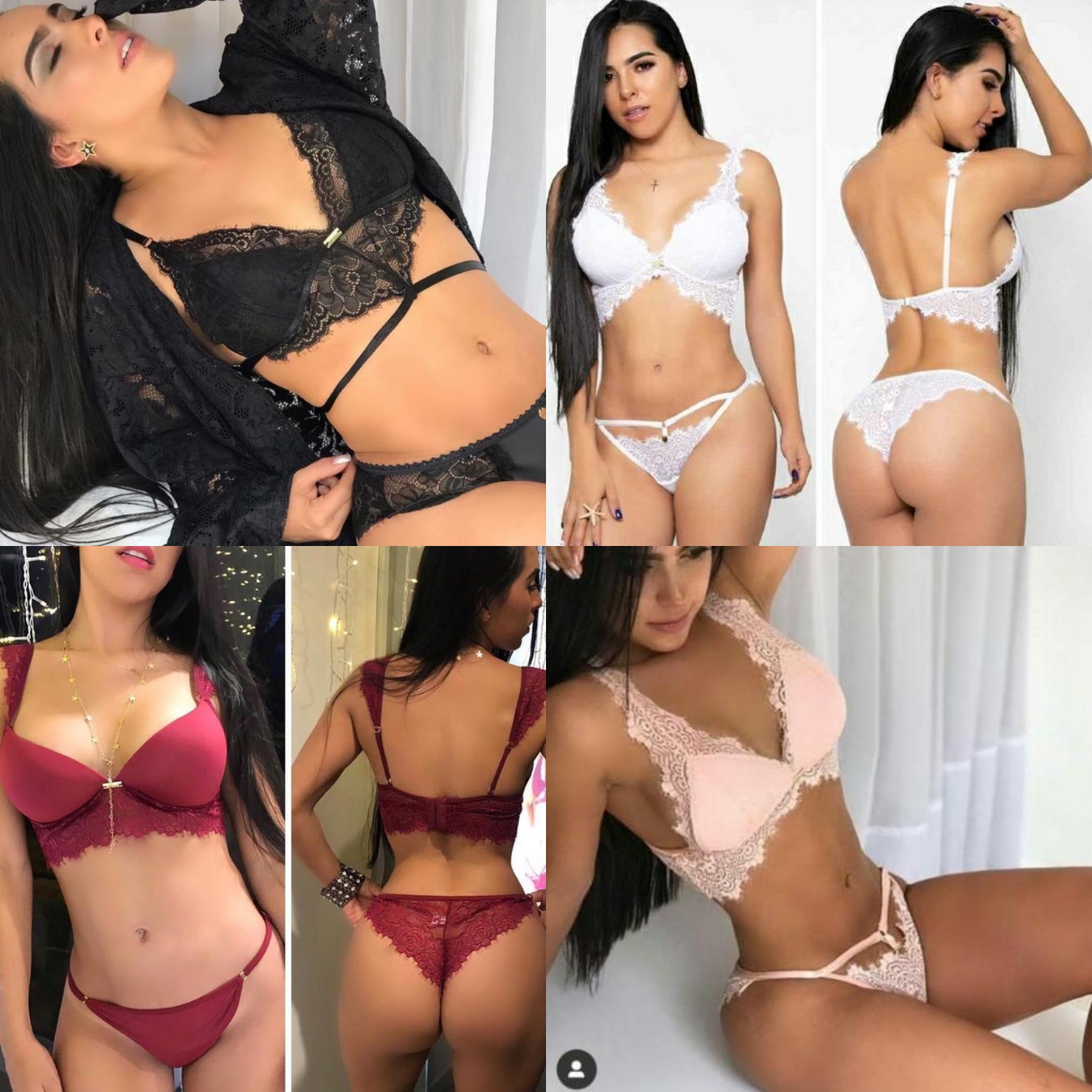 Conjunto ropa interior para dama
