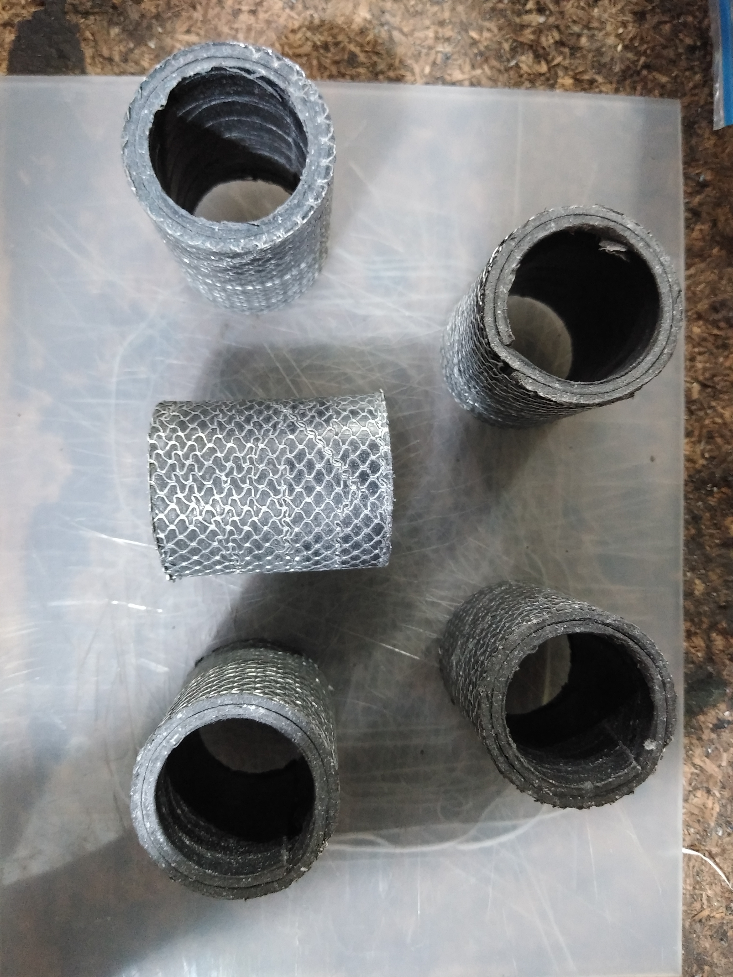 Empaque conector de exosto