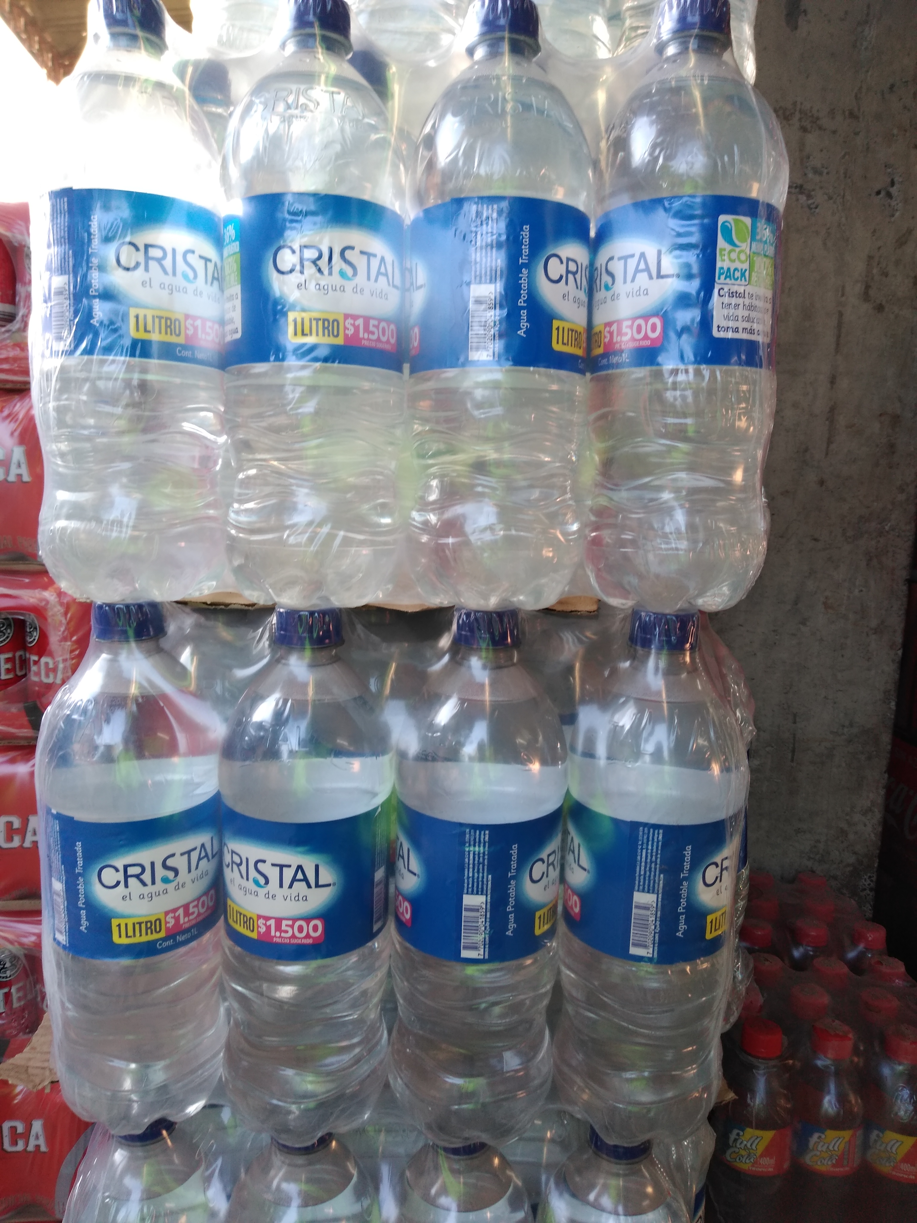 Agua cristal x 1 lt
