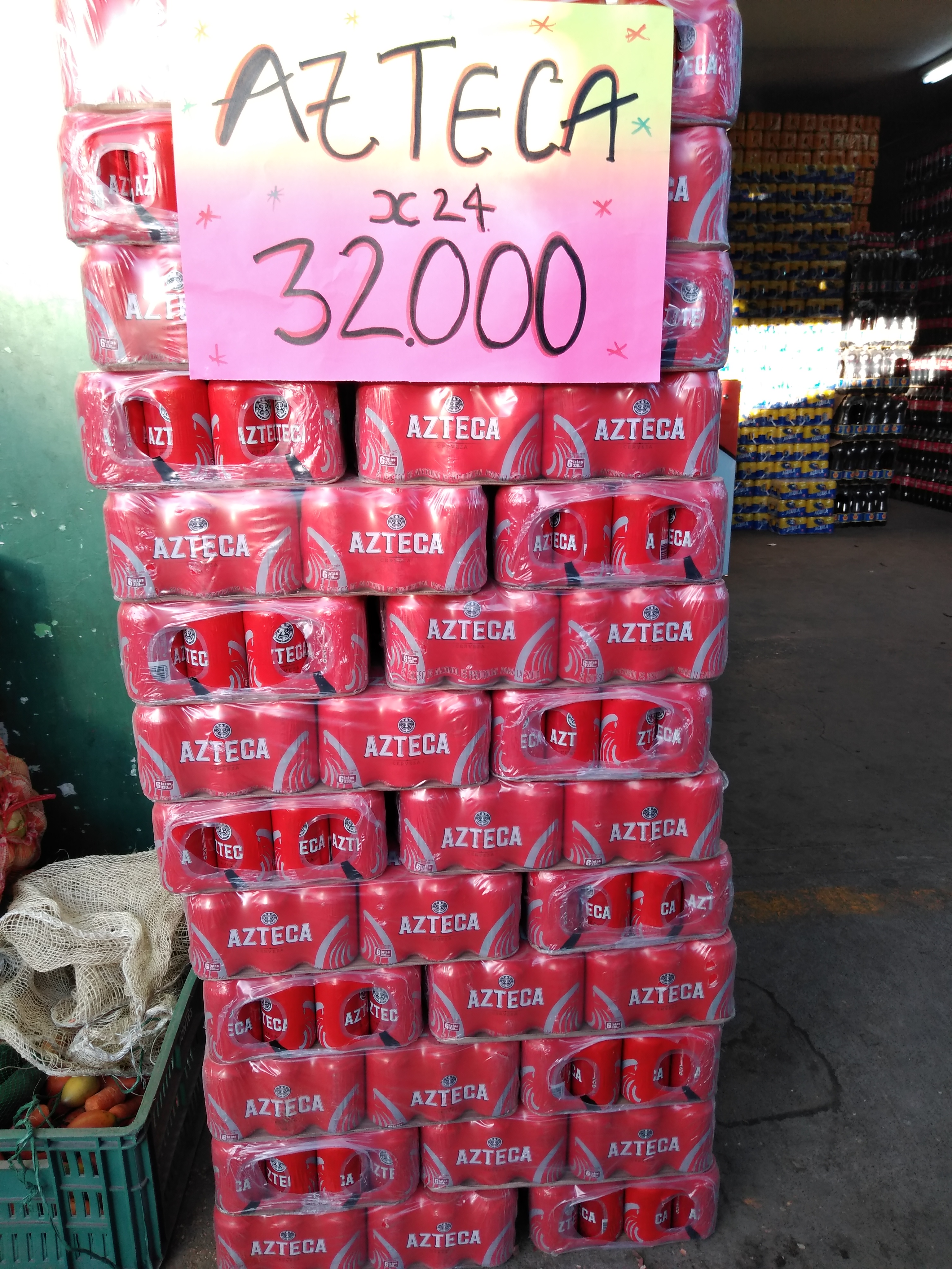 Cerveza azteca x 24 und
