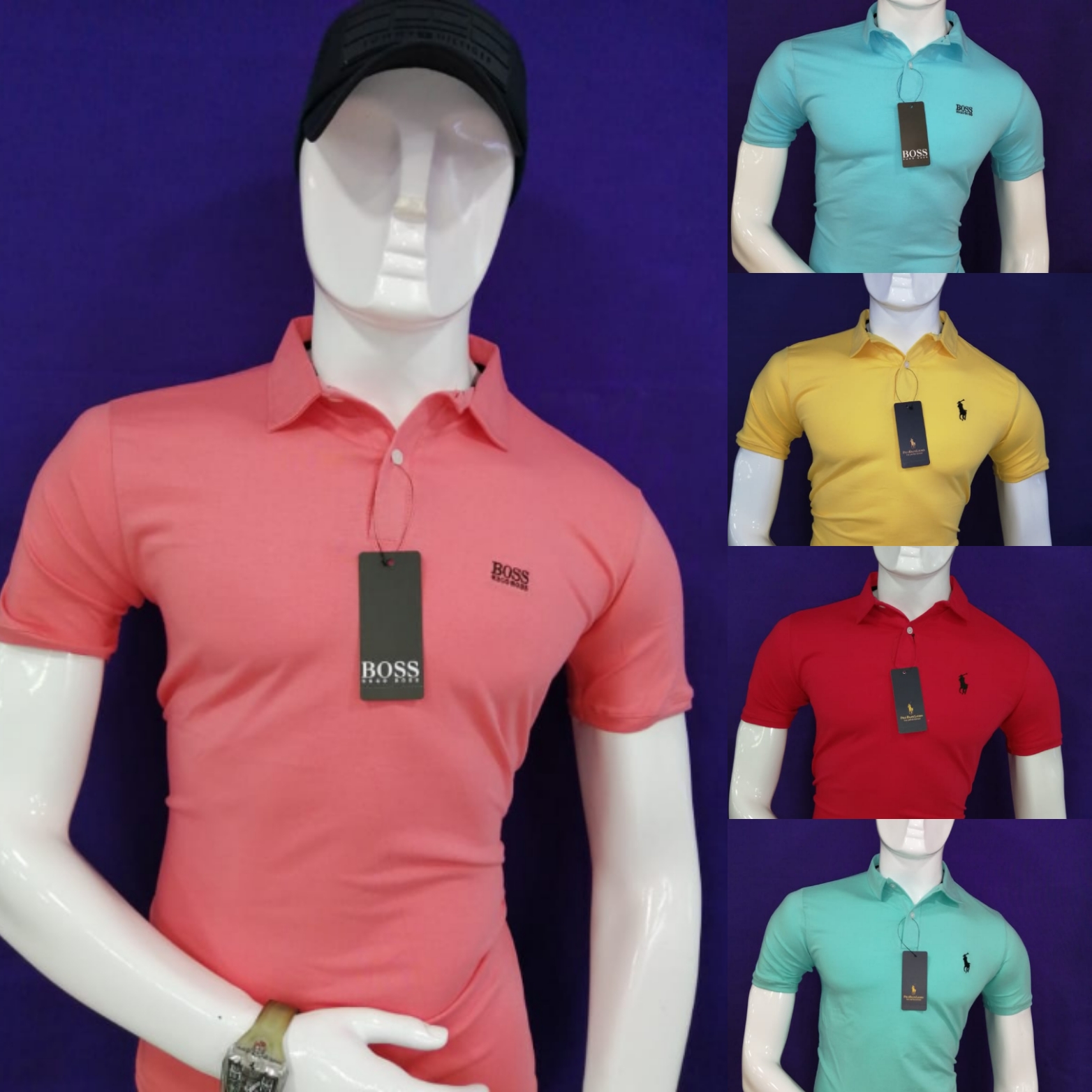 Camiseta tipo polo para hombre