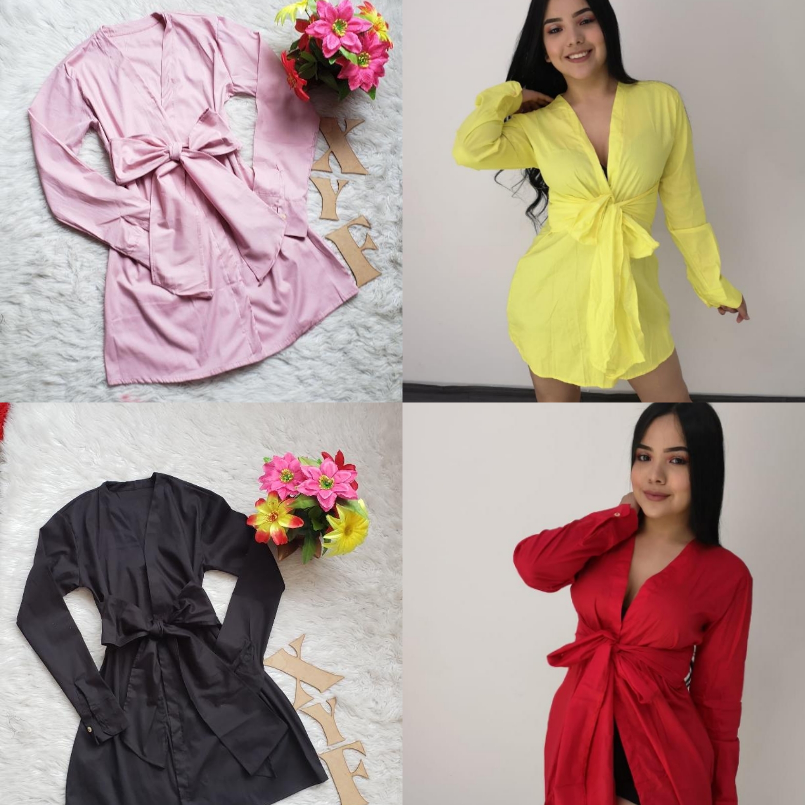 Blusa para dama en popelina americana gruesa