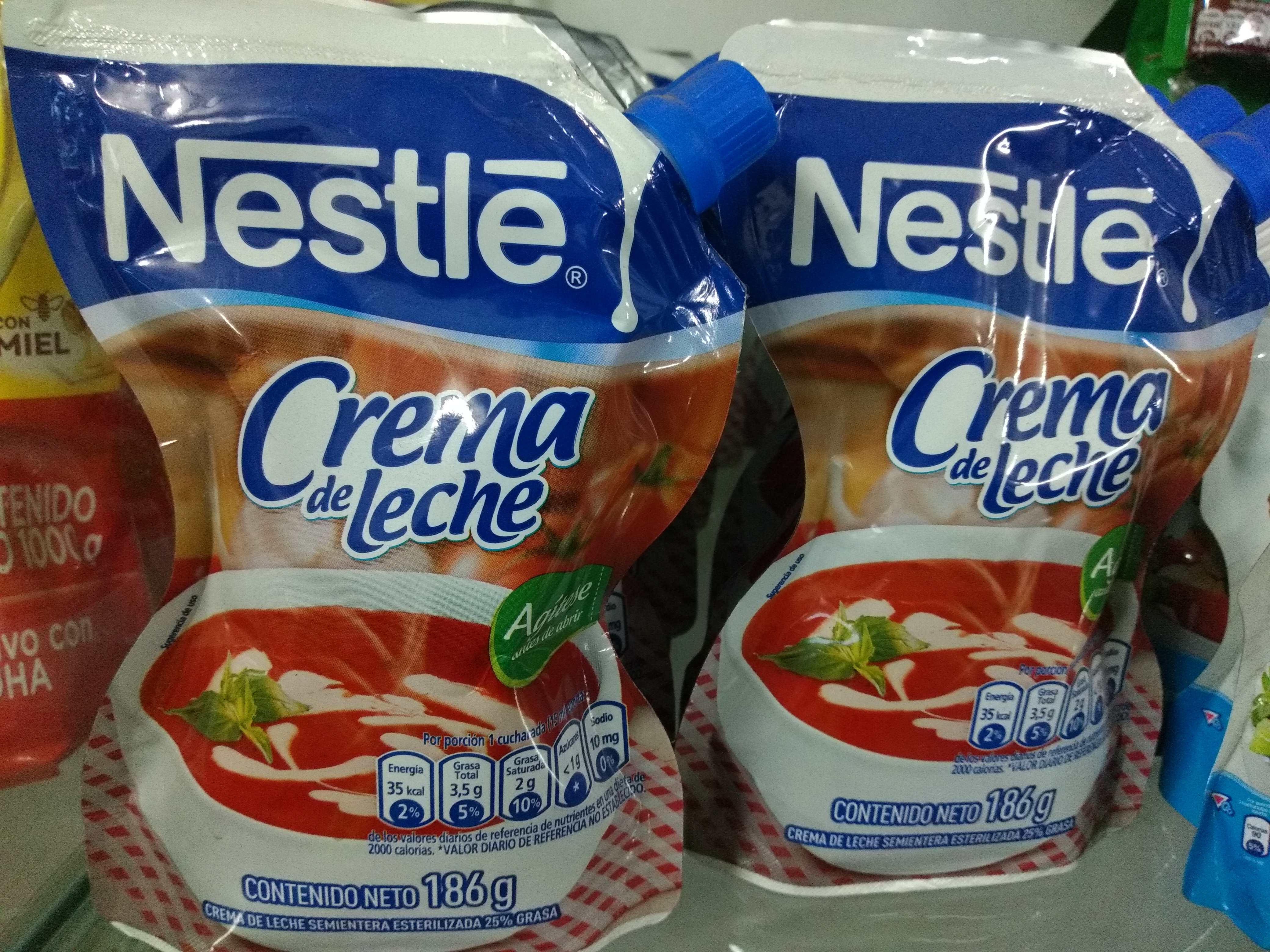 Nestle crema de leche x186g