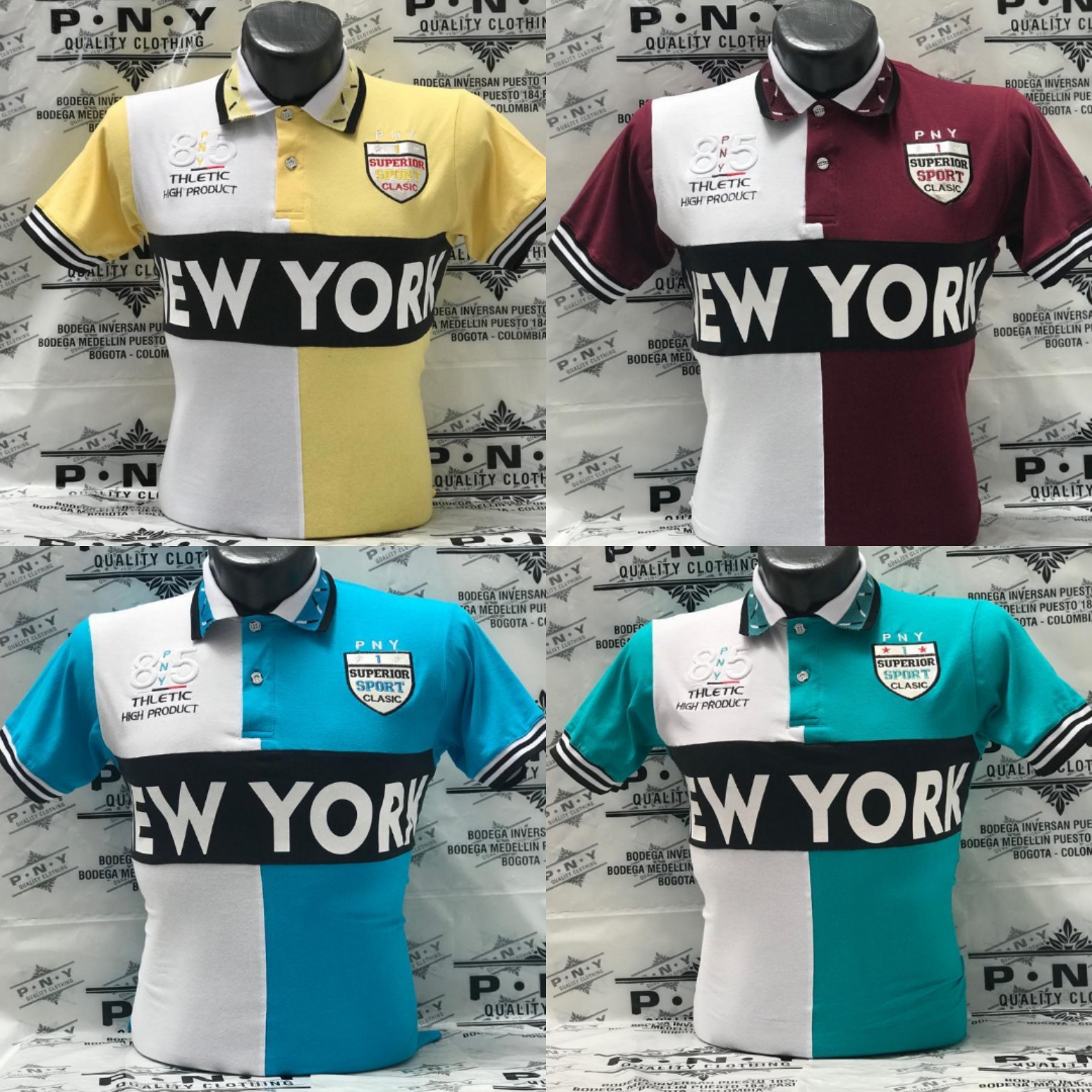Camiseta tipo polo para hombre