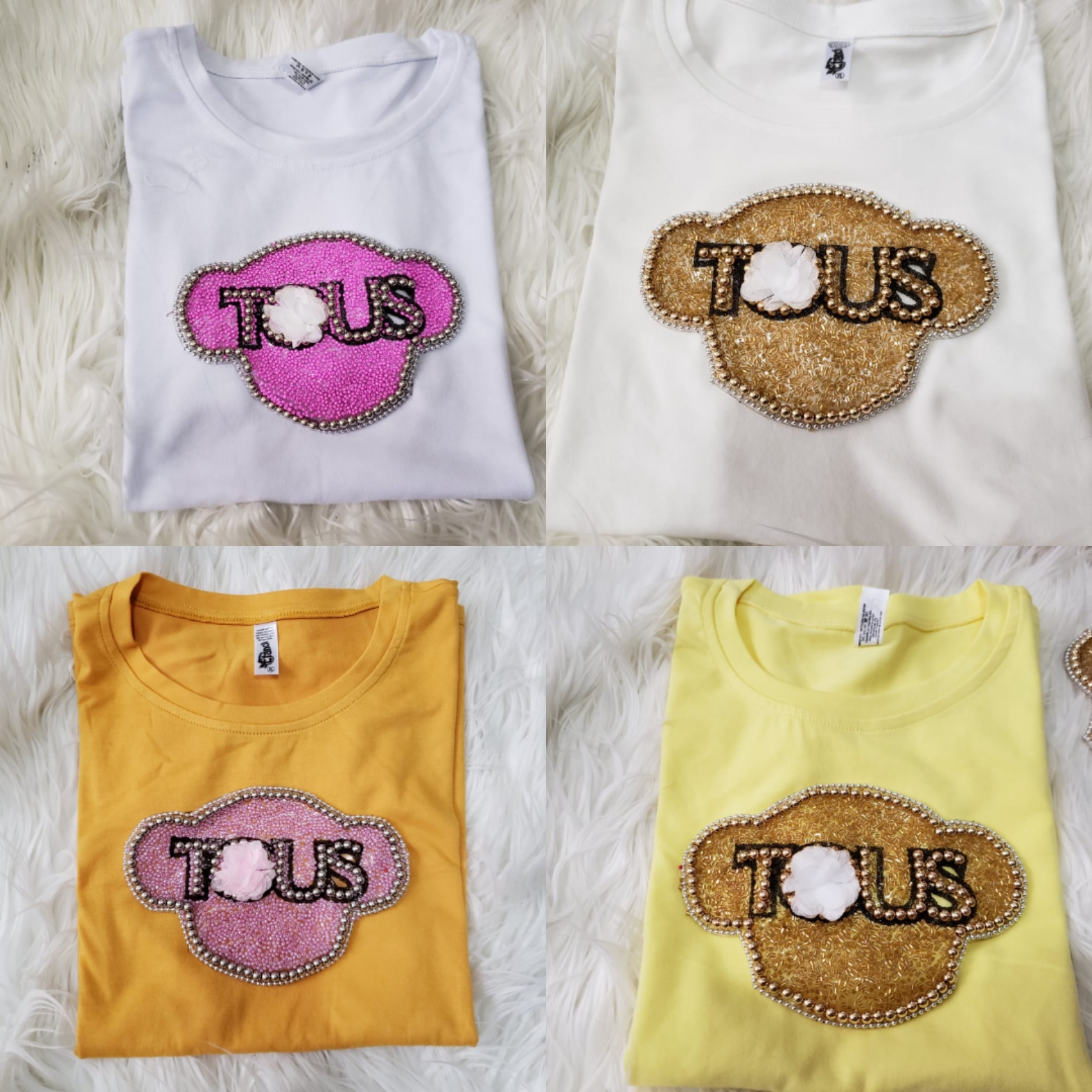 Blusa para dama con apliques