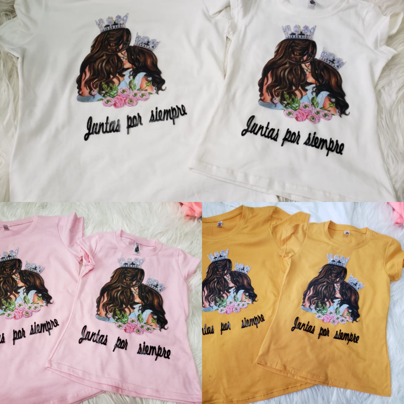 Blusa para niña con apliques