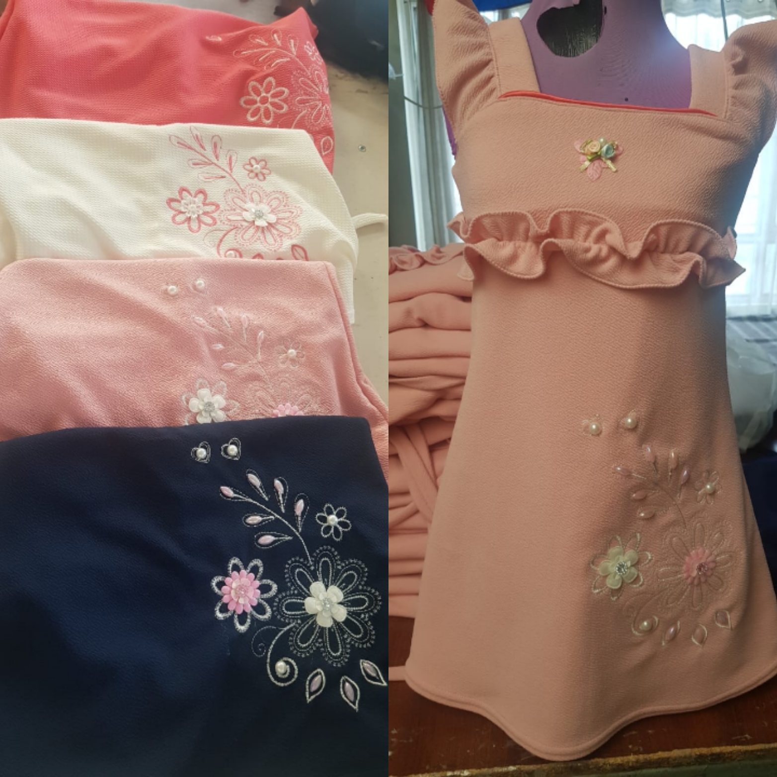Bata para niña de la talla 4 a la 16