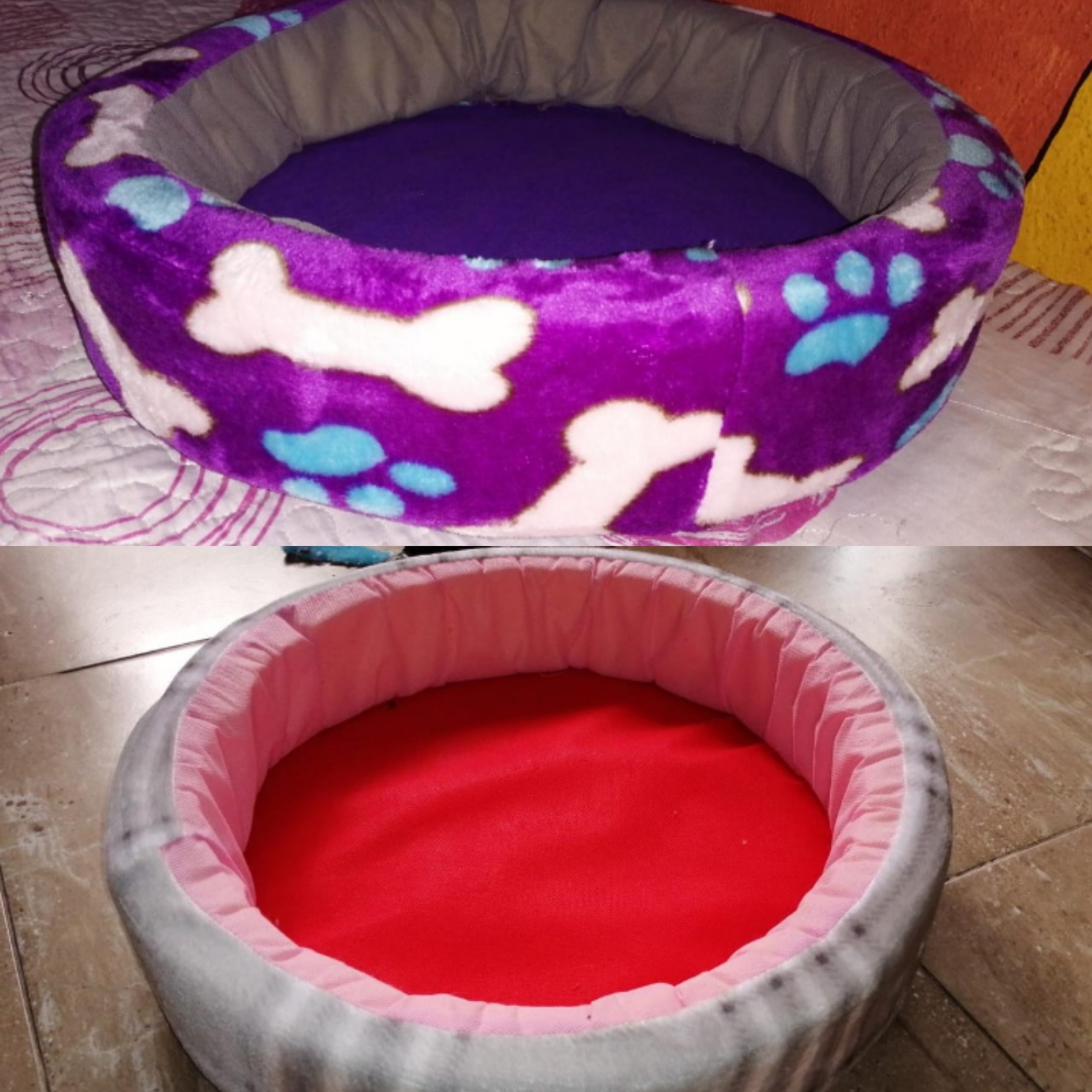 Cama redonda para mascotas pequeña