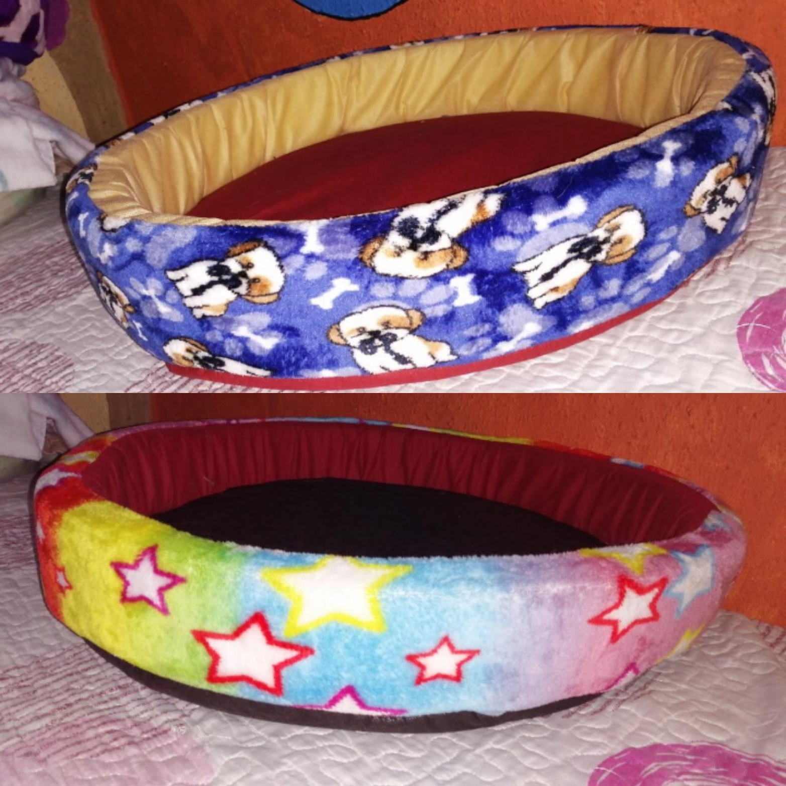 Cama redonda para mascotas mediana