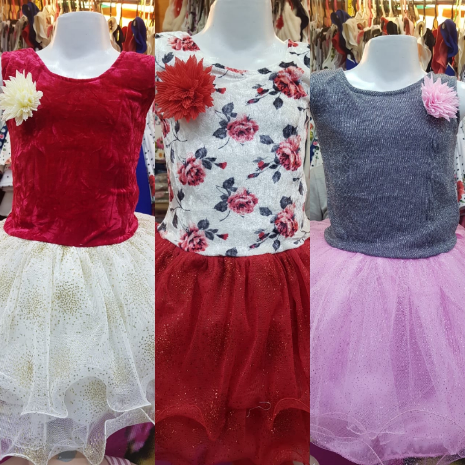 Vestido tutu para niña de la talla 4 a la 16
