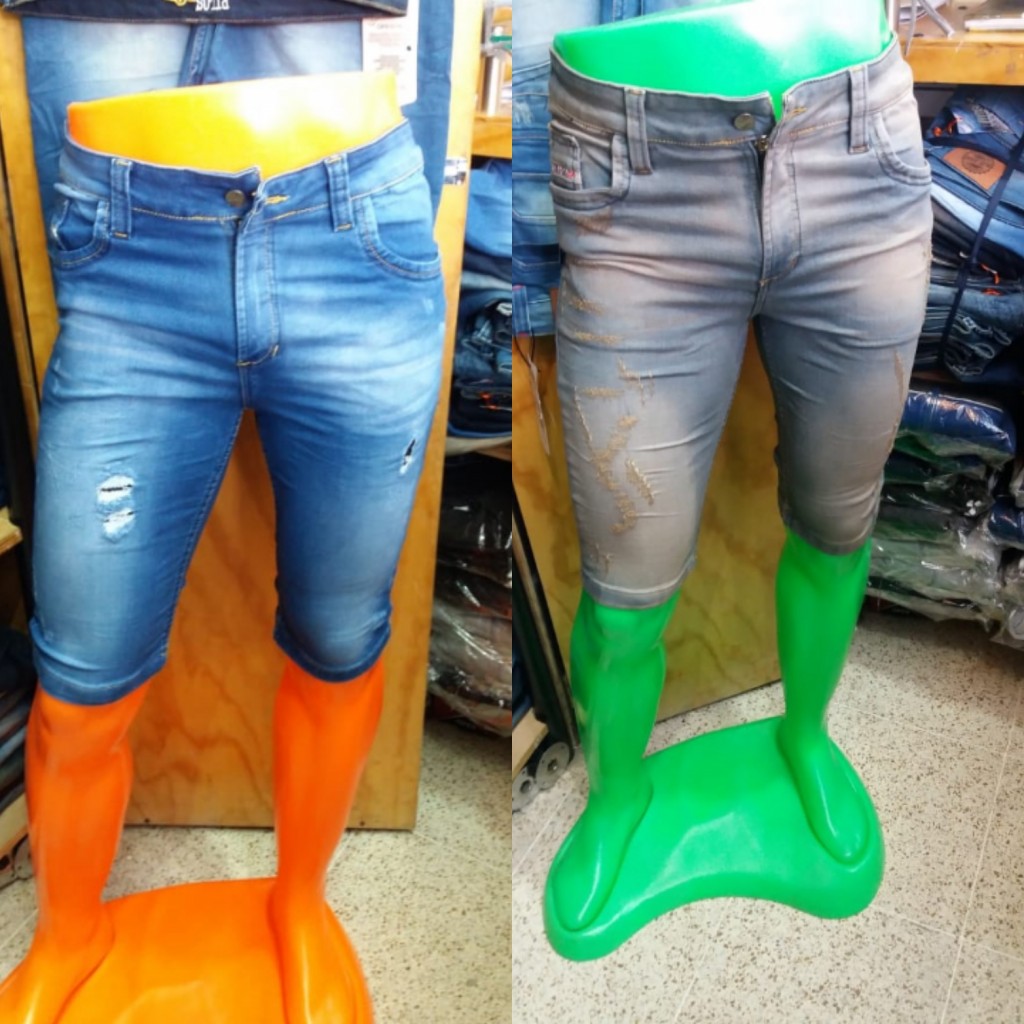 Bermuda en jean para caballero talla 36 y 38