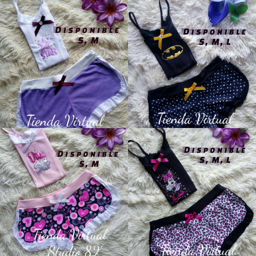 Pijama en cachetero para dama