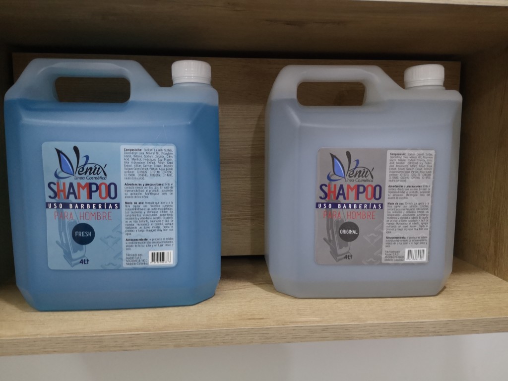 Shampoo/uso Barberias