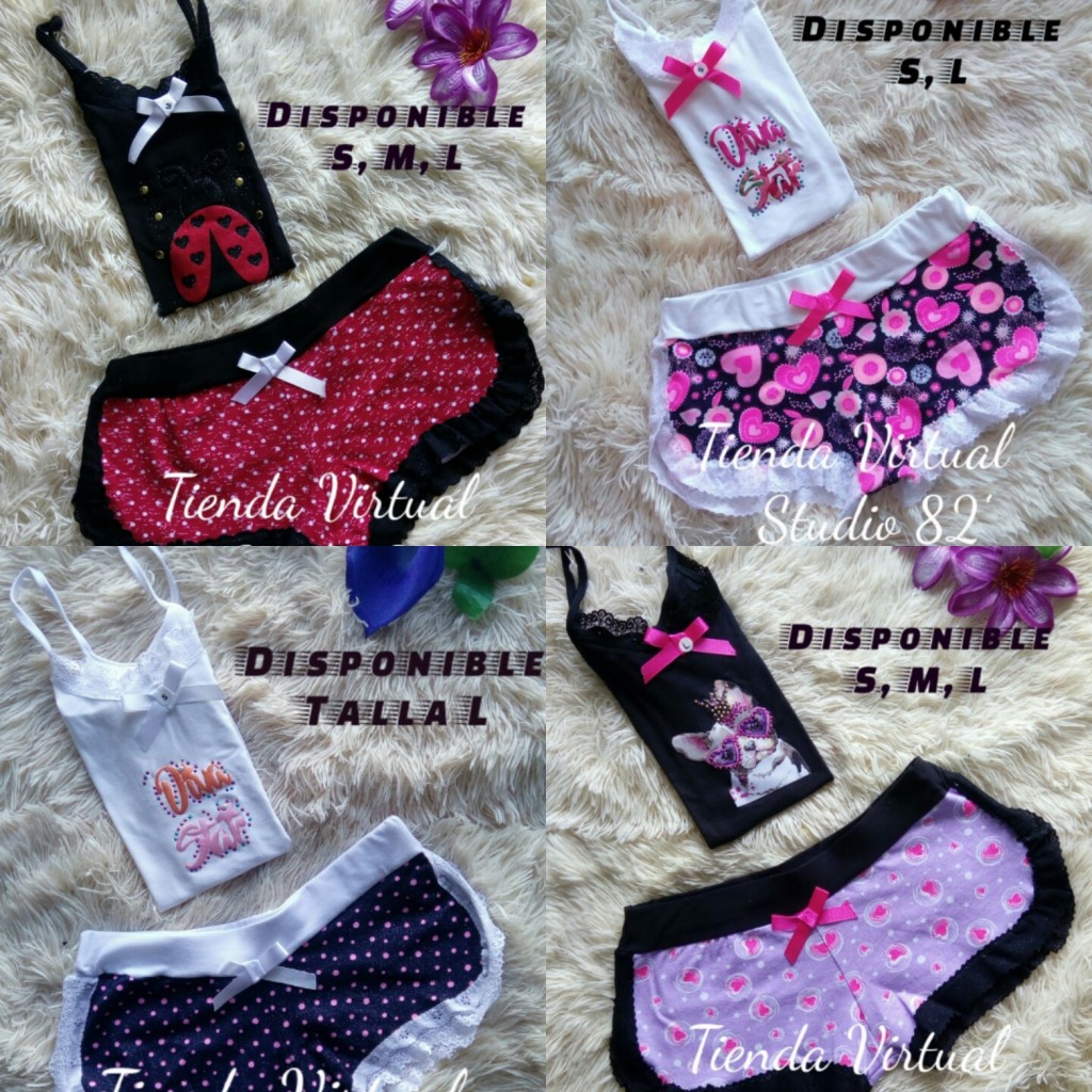 Pijama para dama en cachetero