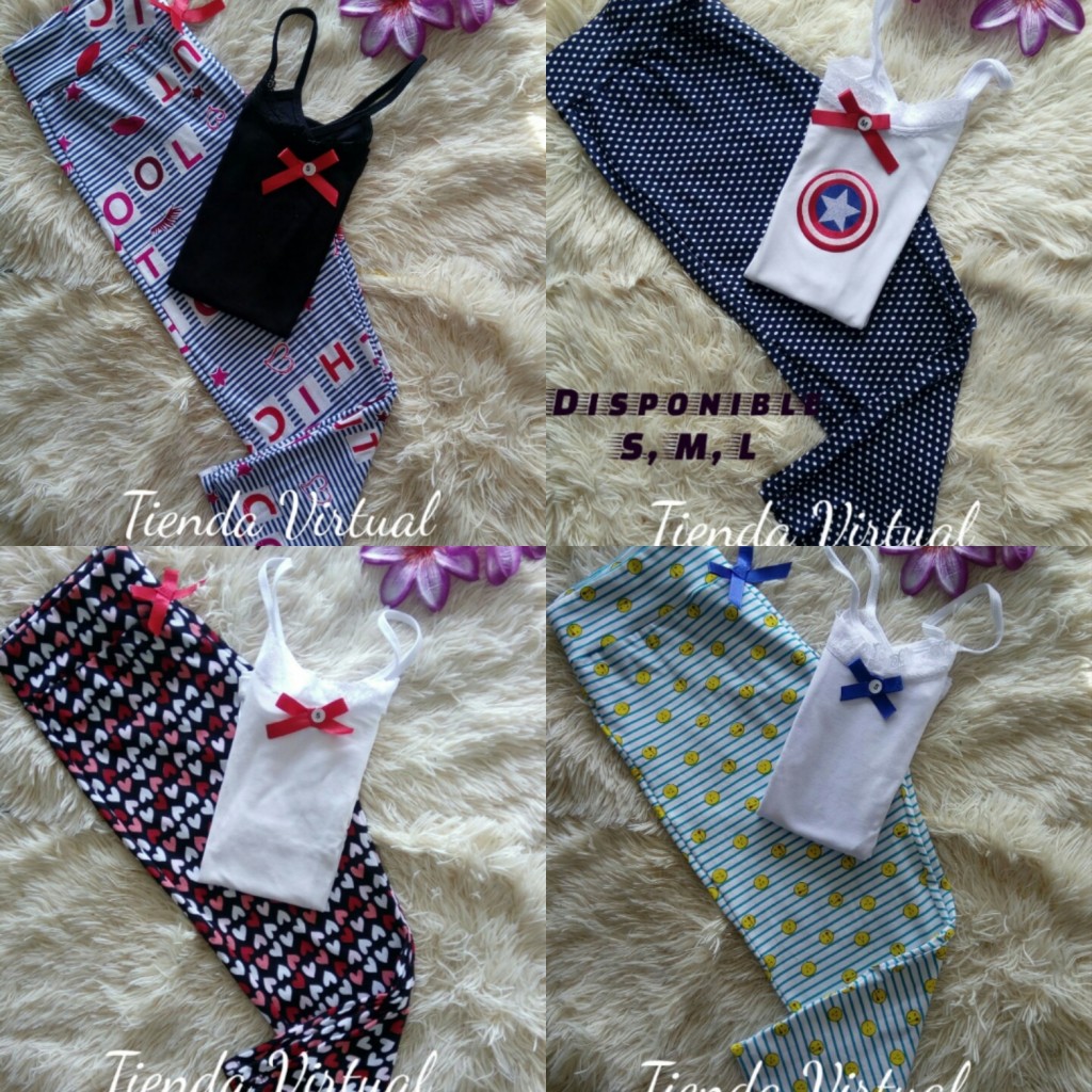 Pijamas en Capri para Dama