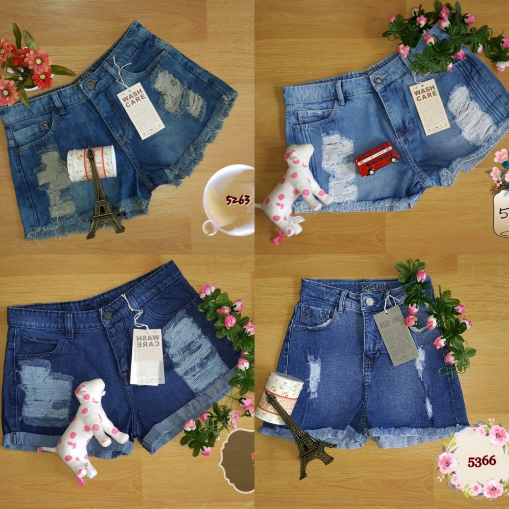 Shorts en jean importado Zoe para dama