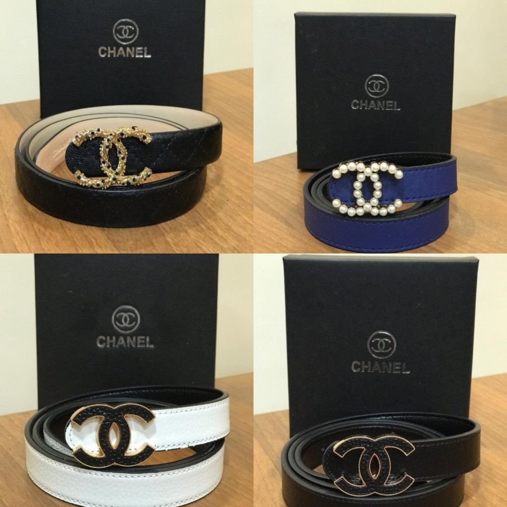 Cinturón Chanel en cuero para dama