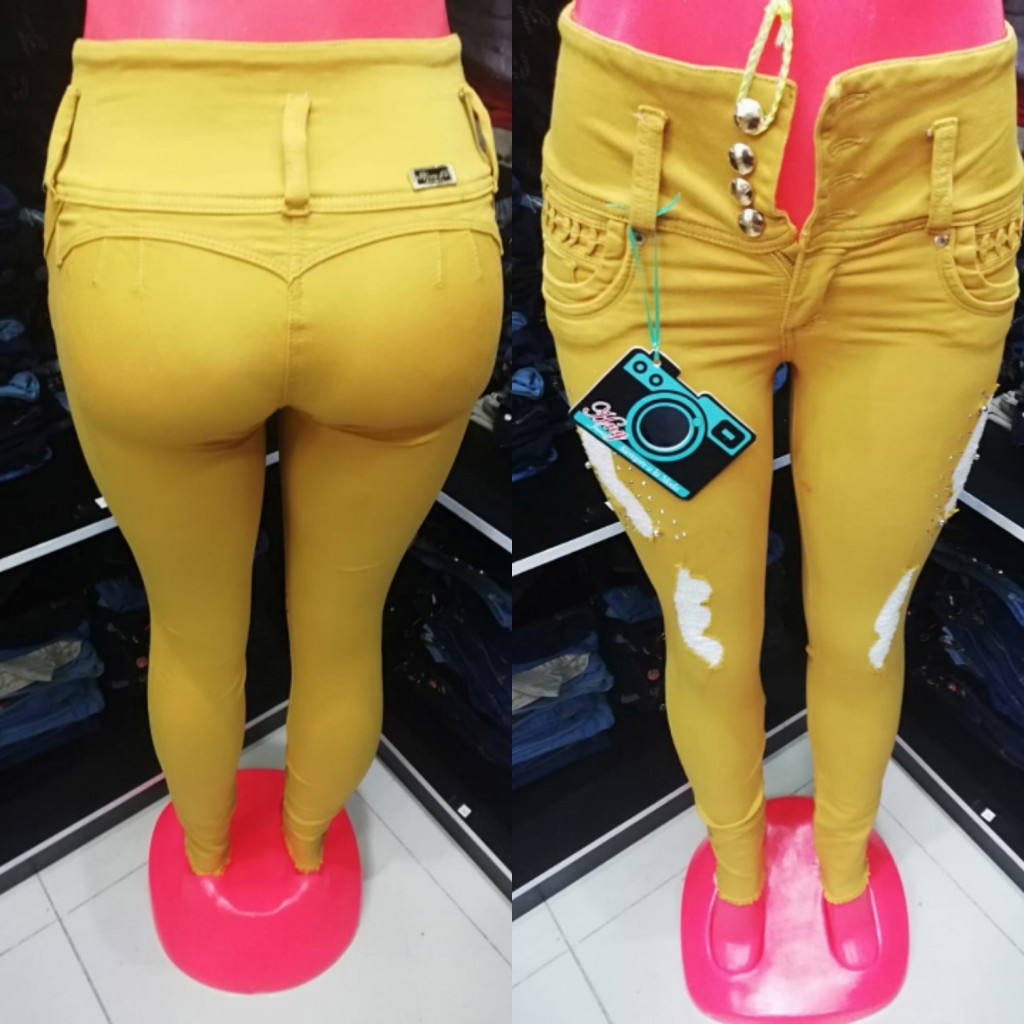 Jean colores para dama