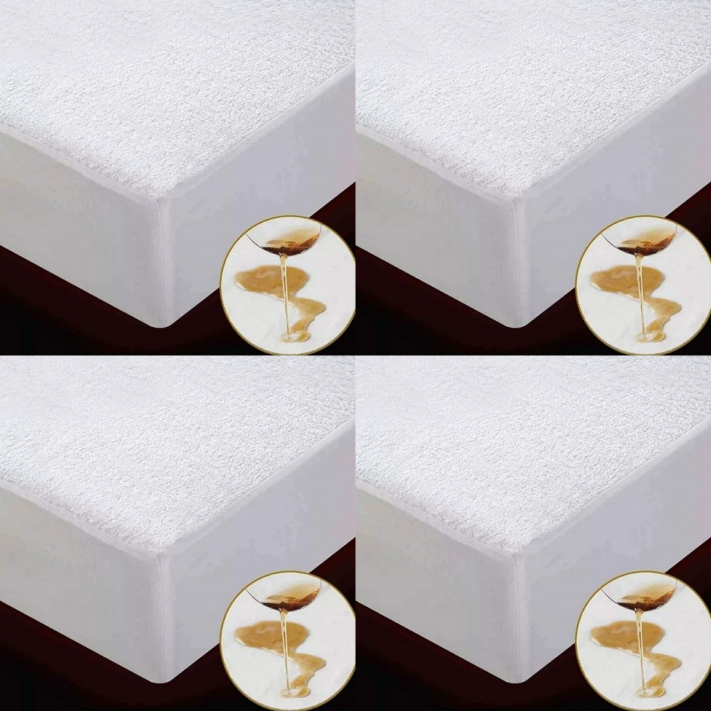 Protector cama doble en tela Terry
