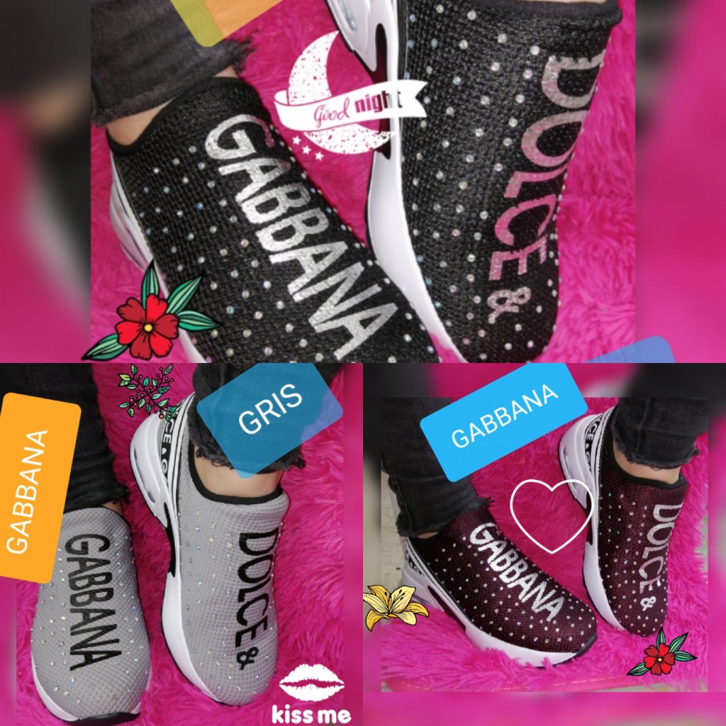 Zapatillas gabbana para dama