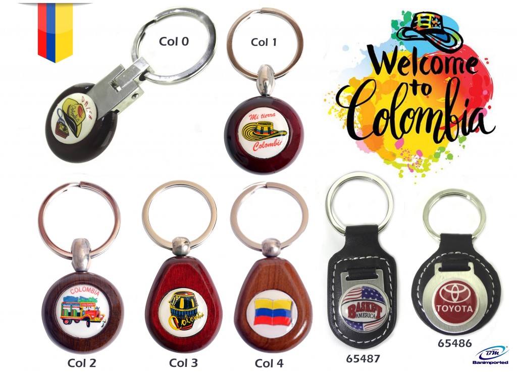 Llaveros en Madera o  en Cuero y Acero, Publicitarios, personalizables, Cualquier Logo, Durables