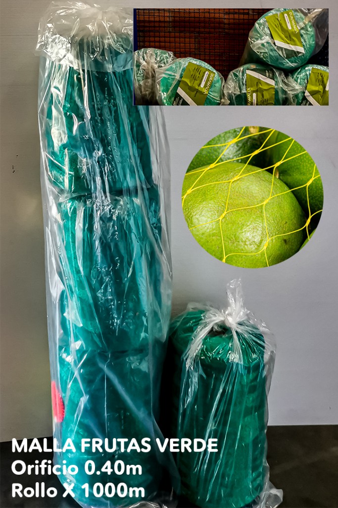 Malla frutas verde