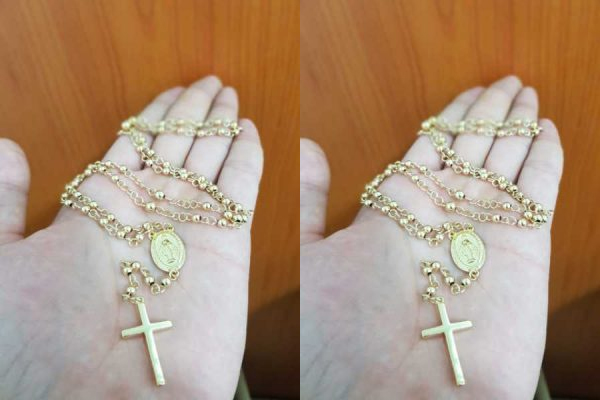 Camándulas en oro laminado 18k 5mm (garantizadas)