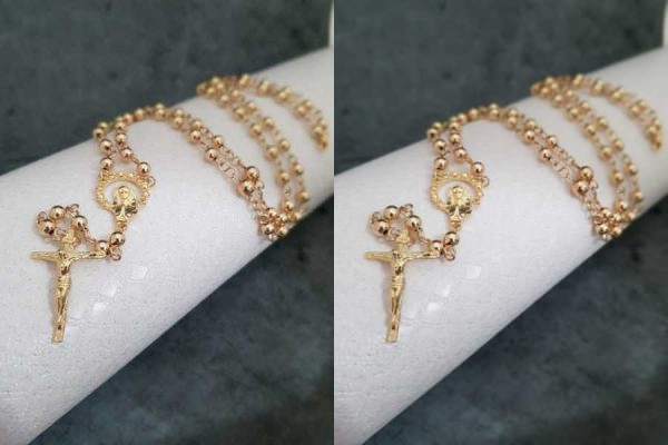Camándulas en oro laminado 18k 6mm (garantizadas)