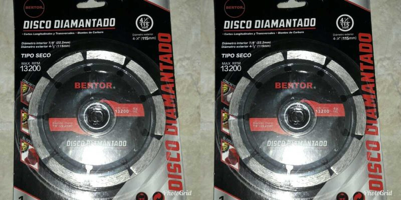 Disco corte segmentado