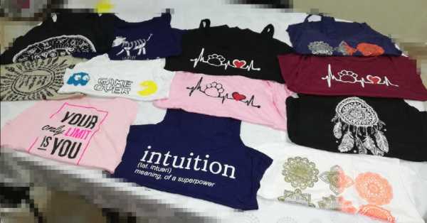 Camisetas de dama con lindos mensajes