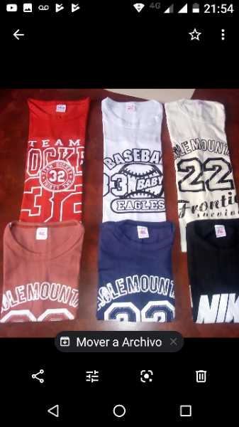 camisetas para niño cuello redondo