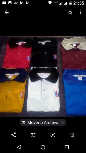 Camisa polo para niño unicolor