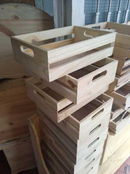 Canastilla Rectangular MDF