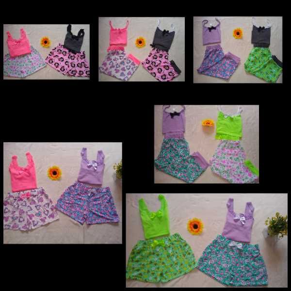 Pijamas En Short Y Capri
