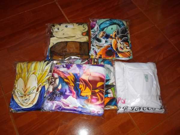 Camisetas basicas dragon ball z subliminadas