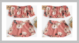 conjunto de short y blusa
