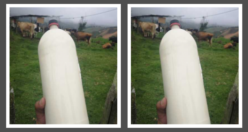 Leche ordeñada