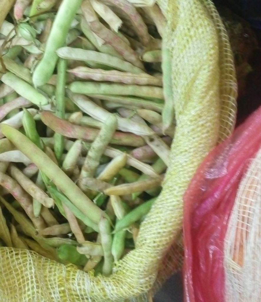 Frijol en cascara