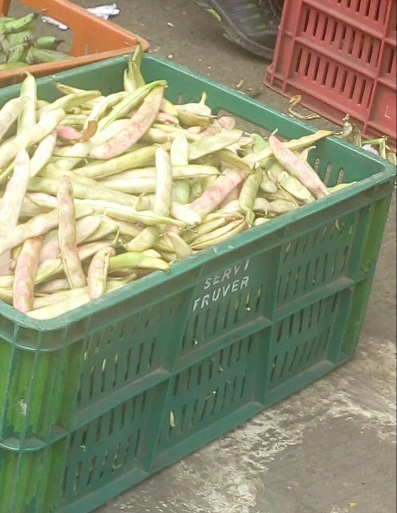 Frijol en cascara