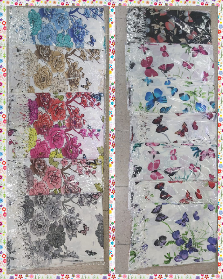 Pasminas o chalinas estampadas